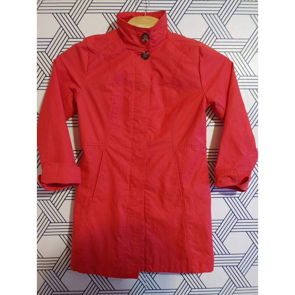 Womens Eddie Bauer Spring Raincoat Size Medium